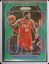 Joel Embiid - 2021-22 Panini Prizm - Green Prizm #176