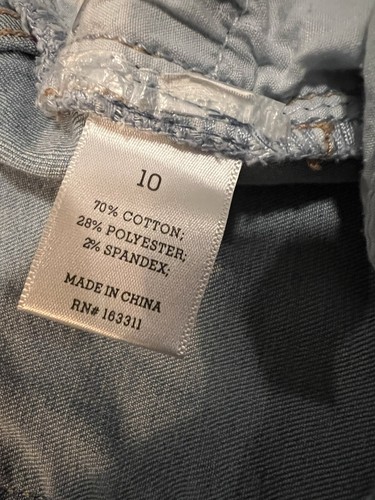 Bleu Brand Jeans Women’s Size 10 Skinny Leg Mid-Rise Stretch Denim Blue Jeans - Picture 3 of 6