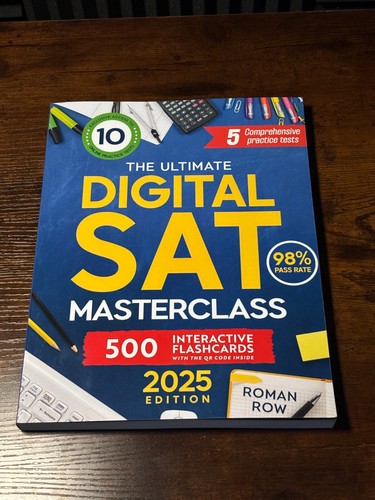 The Ultimate Digital SAT Masterclass 5 Full Tests 10 Online Prüfungen 500 Lernkarten