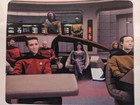 XL STAR TREK The Next generation MOUSE PAD TNG Bridge crew picard worf 10x8 inch
