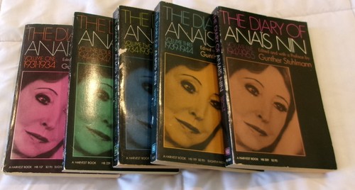 FIVE VOLUME SET -- THE DIARY OF ANAIS NIN-PB 1931--1955 -- NO BOX