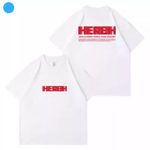 T-SHIRT LEE JI EUN 2024 World Tour QUI ad Atlanta maglietta unisex cotone - Foto 7 di 7
