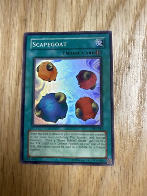 1996 Yu-Gi-Oh Scapegoat Super Rare Card | eBay