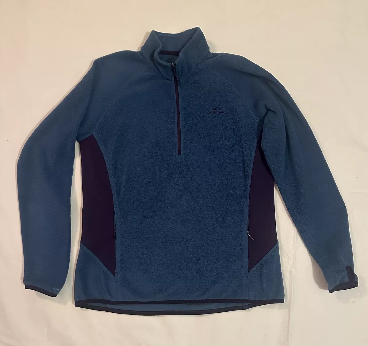 Kathmandu Womens Fleece Jacket Size Small Teal Purple Polar tech