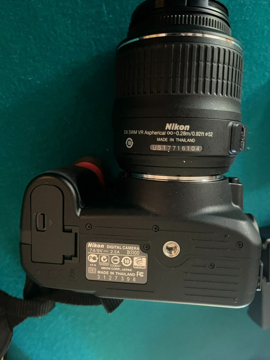 Nikon Camera Set D3100 18-55 VR Kit AF-S DX Nikkor 18-55mm f Nikon Camera Set D3100 18-55 VR Kit AF-S DX Nikkor 18-55mm f