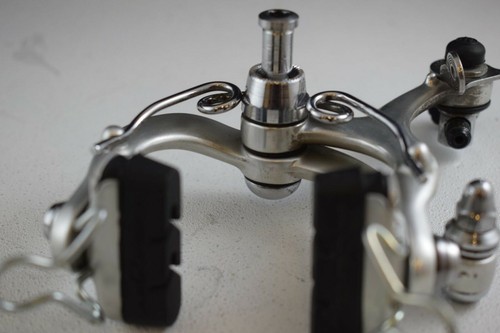 MODOLO SPEEDY Rear brake caliper aluminium vintage 1970s silver short reach NOS - Picture 7 of 12
