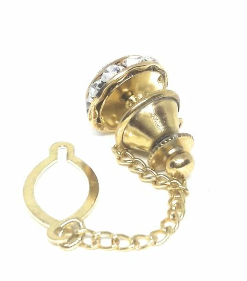 SWARVORSKI RIVOLI CRISTAL TIE TACK Foto 4 de 4