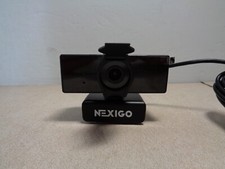 NexiGo N660 1080P Full HD Webcam Dual Microphone & Privacy Cover, Black