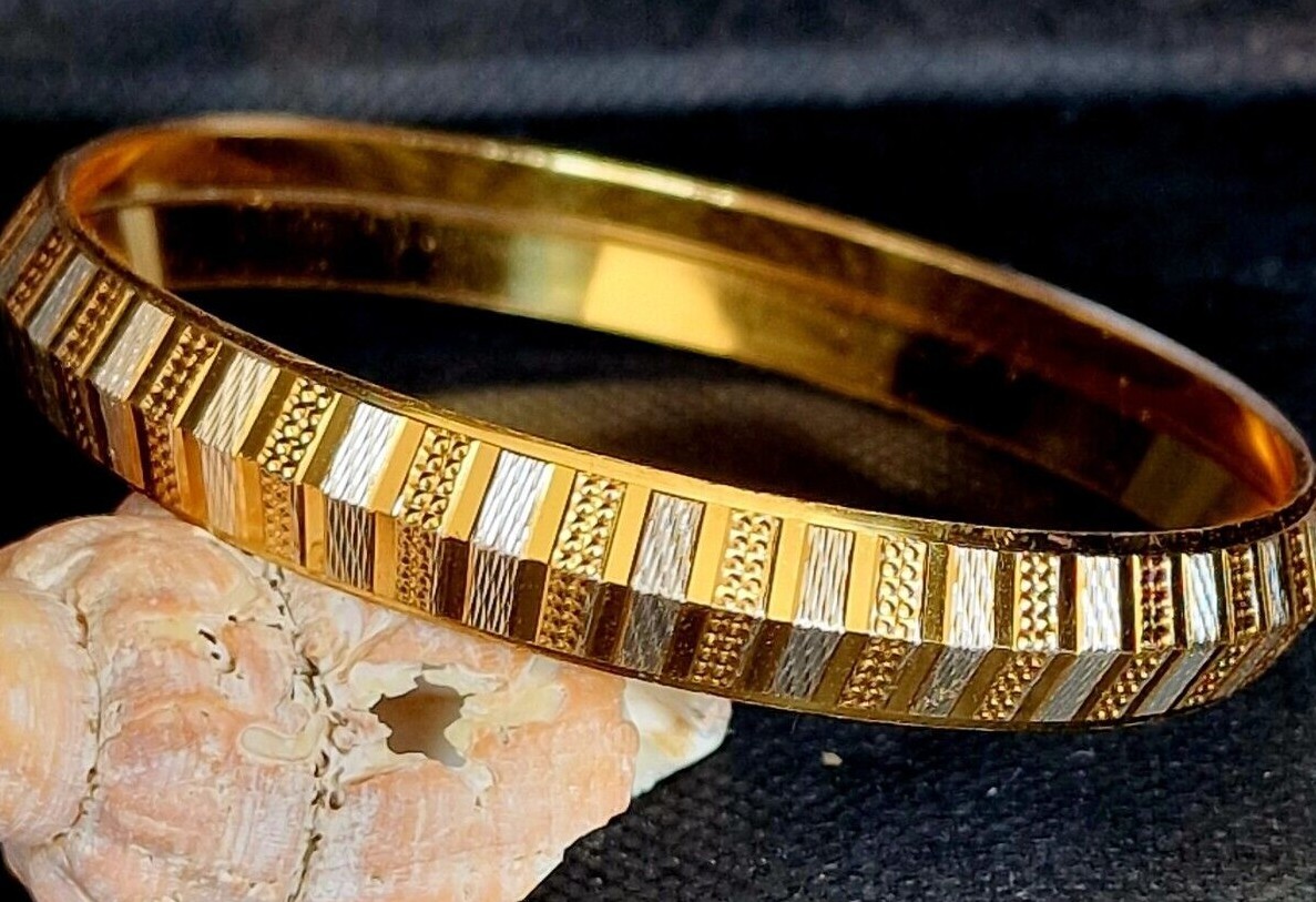 GARNI　Bangle GARNI Bangle Vintage Etched Sterling Silver Hinged Bangle