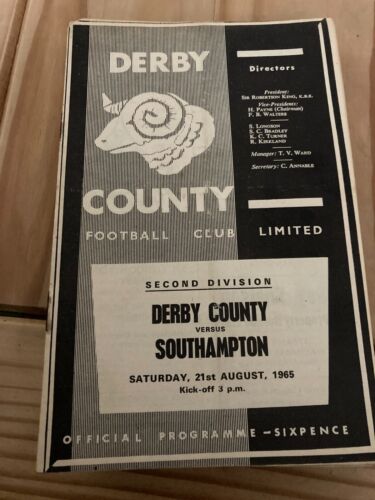 Derby County HOGAR Y VISITANTE AÑOS 50 1960 1970 Liga y Copa - Imagen 61 de 179