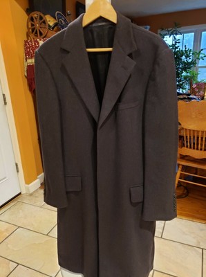Vinci Mens 3 Botton Single Breated Cashmere Wool Overcoat CL48-1 Vinci Mens 3 Botton Single Breated Cashmere Wool Overcoat CL48-1