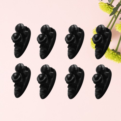 8pcs Selbstklebende Kabelklammern Dashboard-Kabel-Organizer Mehrzweck (schwarz) - Photo 10/11