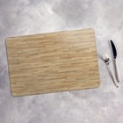 Tischset Platzdeckchen Platzset Untersetzer 45x30 cm Abwaschbar Helles Holz