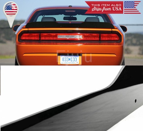 Alerón de ala con tapa trasera para Dodge Challenger 08-14 con pico de mimbre + pistola de remache - Imagen 2 de 6
