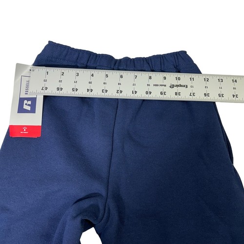 Russell Athletic boys youth Dri-Power Fleece sweatpants/joggers navy blue Men’s - Picture 4 of 6