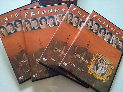 FRIENDS Fourth Season 4 Complete - 4 X DVD Spanish English Region