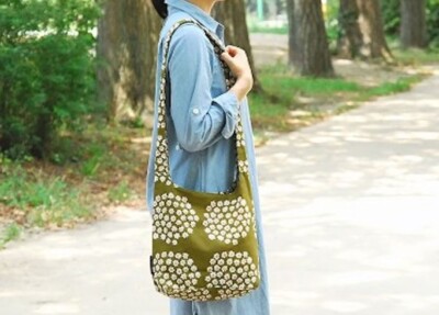 marimekko pukettiプケッティfennica ショルダーバッグ marimekko Puketti Shoulder bag Olive 现货樱花团 芬兰