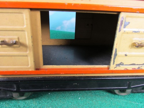 Lionel Trains 214 Cream with Orange Roof Automobile/Furniture Box Car Pre-War - Picture 12 of 16