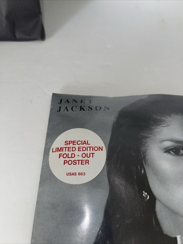 Janet Jackson Miss You Much Vinyl 7” Single Special Limited Edition NEW Sealed - Picture 2 of 3