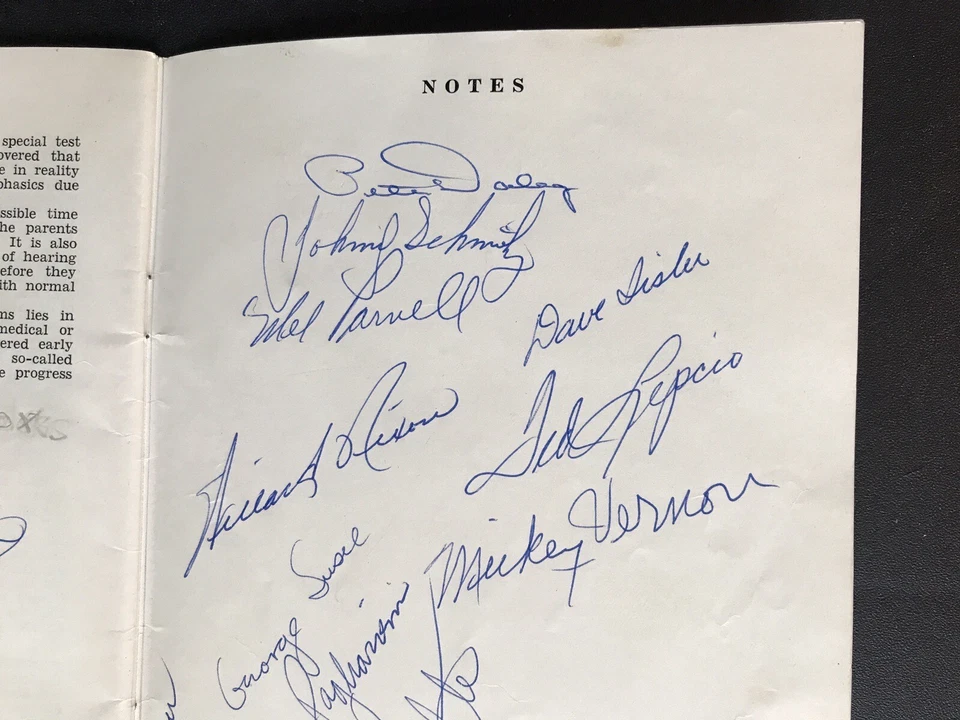 Autographs of 17, 1956 Red Sox Including Ted Williams. Beckett Letter of Authent - Image 4 of 4