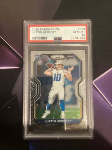 2020 Panini Prizm - Rookie Justin Herbert #325 Silver Prizm (RC)