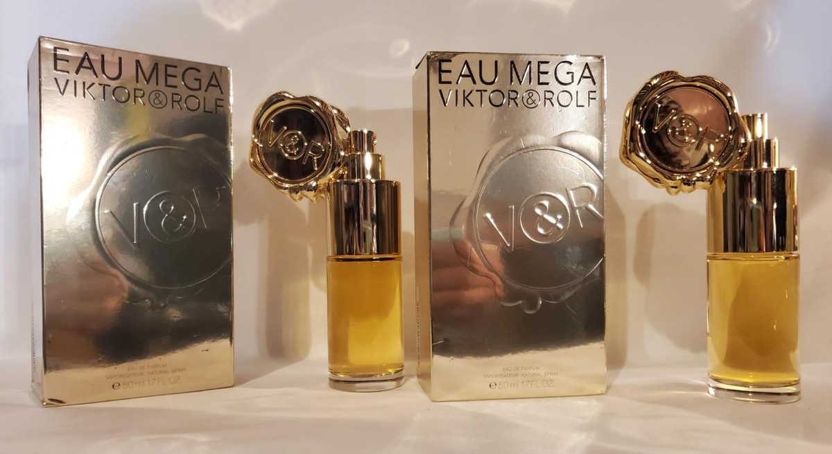 2 Bottles VICTOR & ROLF *EAU MEGA* PERFUME 1.7oz 50ml VERY RARE 