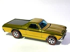⭐️Hot Wheels REDLINE “CUSTOM MADE SPECTRAFLAME Gold  '68 Chevy El Camino - ⭐️