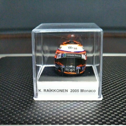 1 12 Jfc K. Raikkonen 2005 Monaco Gp Helmet 1 12 Jfc K. Raikkonen 2005 Monaco Gp Helmet