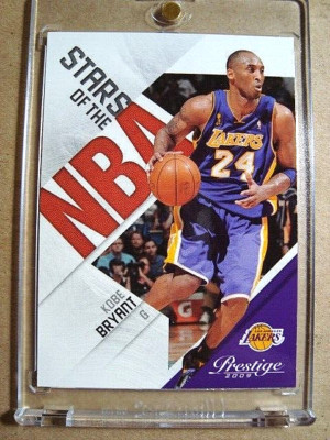2009-10 Kobe Bryant Panini Prestige Stars of the NBA HOF MINT    