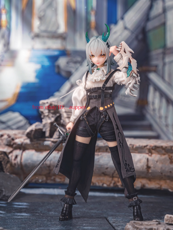 【希少】VANS × Rollicking バンズ イモムシ フィギュア Hasuki Studio Gloria Roseknight Pa008 1/12 Action Figure New In
