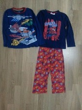 lotto 568 pigiama bimbo bambino disney spiderman con 2 maglie 5/6 anni