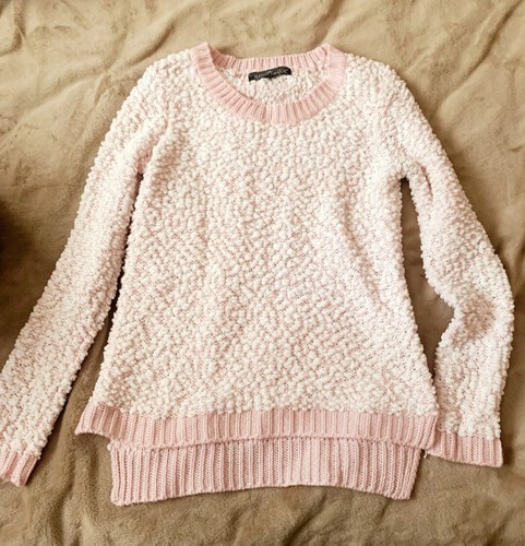 almost famous pink fleece sweater