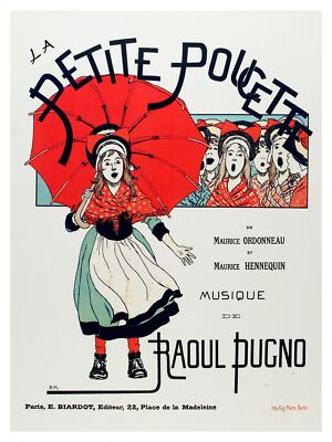 Decoration Poster.Interior design.Room art.Petite Poucette.French.7111