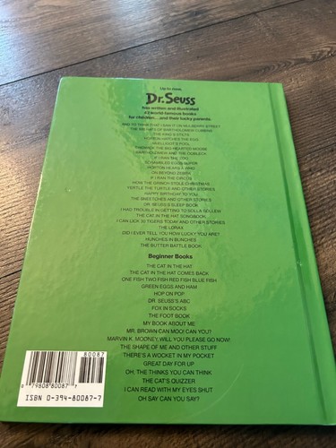 Yertle The Turtle and Other Stories by Dr Seuss 1958 Book Club Edition Hardcover - Picture 2 of 3