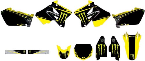 Kit de gráficos D'Cor Visuals Suzuki Monster Energy (20-40-126)