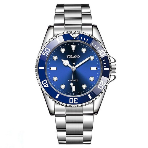 New Men Stainless Steel Strap Quartz Classic Men's Luxury Wrist Watch Fashion - Picture 8 of 16