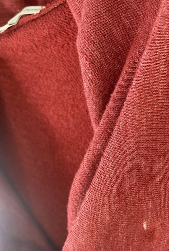 JAMES PERSE Bateau Cowl Neck shirt - Women's 2, Medium #style WXT354 Burgundy - Picture 5 of 9