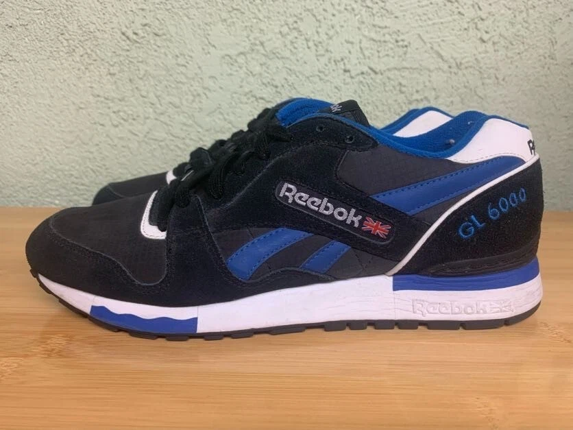 Talla 10 - Zapatillas deportivas Reebok Lifestyle GL 6000 V47346 para hombre negras azules de confianza Foto 4 de 4