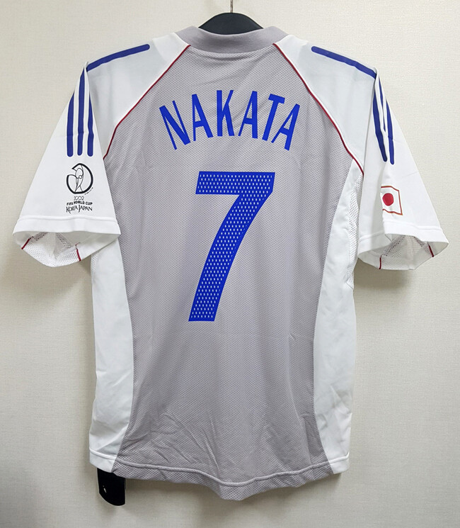 2002 JAPAN Away S/S No.7 NAKATA Player Issue 02 WorldCup vs 2002 JAPAN Away S/S No.7 NAKATA Player Issue 02 WorldCup vs