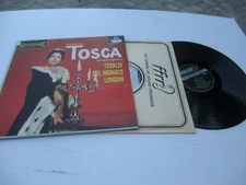 PUCCINI, TOSCA, TIBALDI, DEL MONACO, , LONDON BLUEBACK, OS 25218 1E2E FFSS