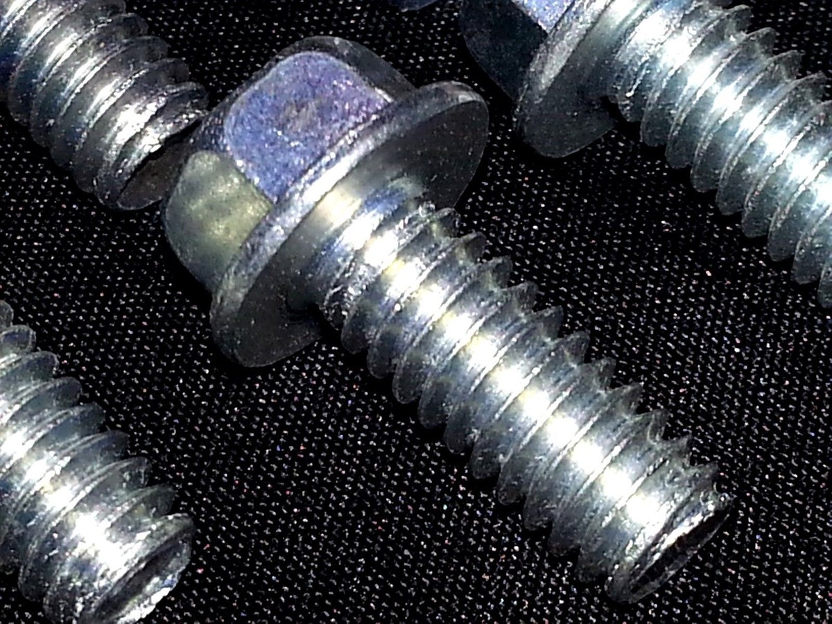 GM Body Fender Grille Trunk Frame Factory Correct 1/4-14 Bolt Bolts 10pcs T - Foto 8