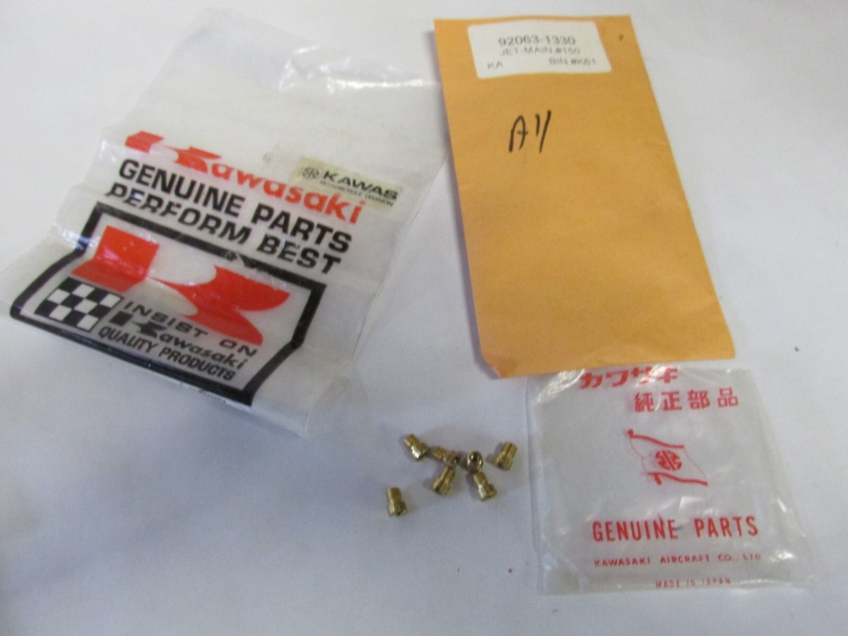 Kawasaki NOS NEW 92063-1330 Main Jet #150 KL KEF KLX KVF ZX