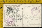 First War Franchise US Military Post Mantua x America O 835