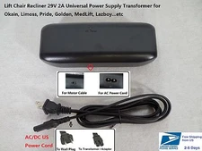 Ashely Lift Chair recliner Power Supply Transformer 29VSP2-B Pride, Okin Limoss