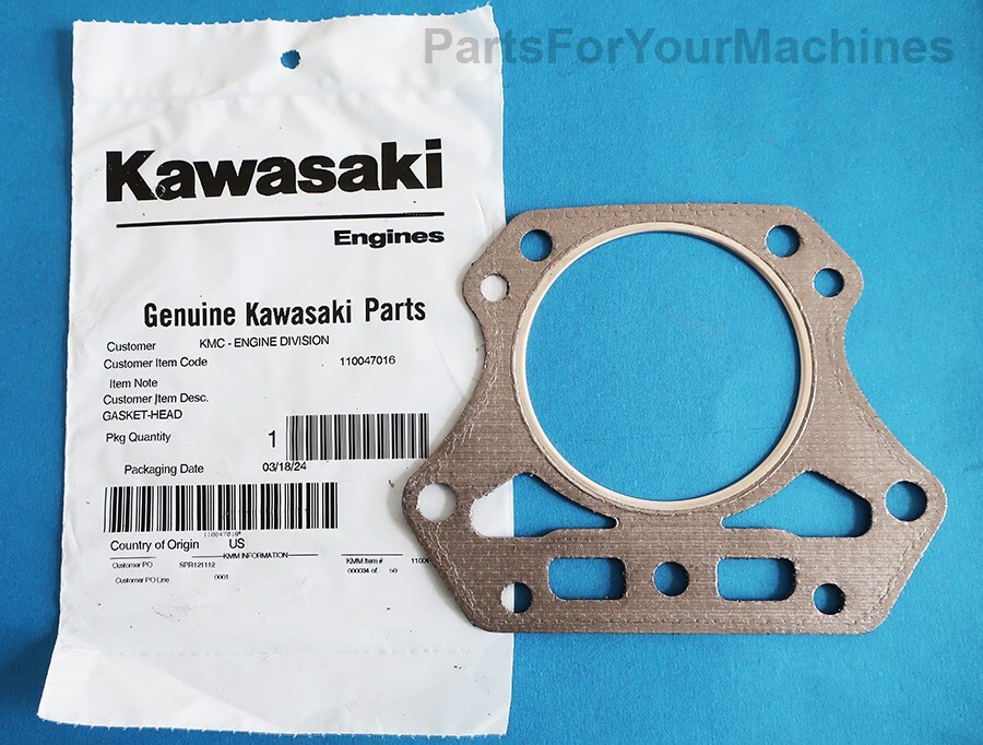 OEM HEAD GASKET, 110047016, 11004-7016, KAWASAKI FH580V, 19HP