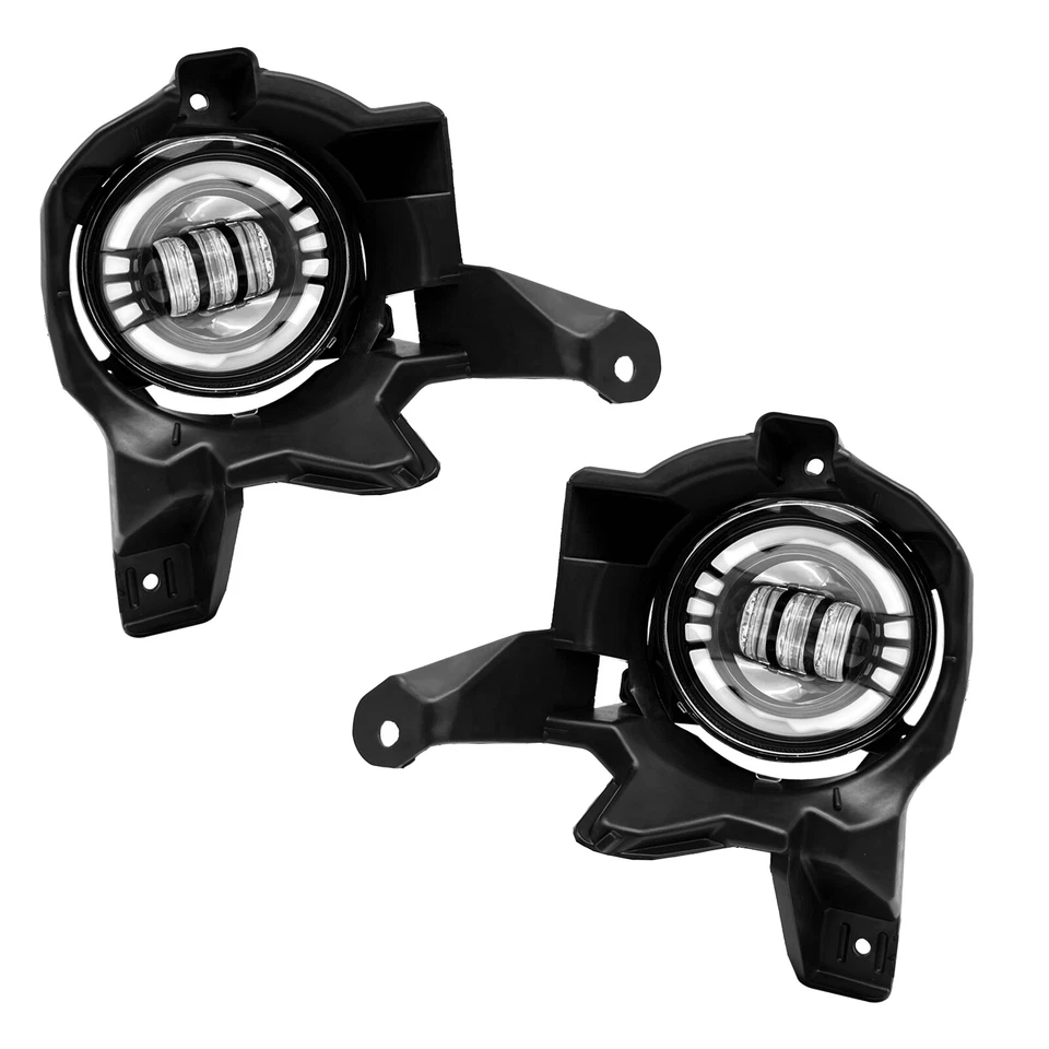 For 2013-2015 Toyota RAV4 LED Fog Lights Front Bumper Lamps with Bulbs+Wiring — 第 2/4 张图片