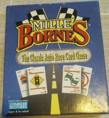 Mille Bornes The Classic Auto Race Card Game 1998 Version New Original ...