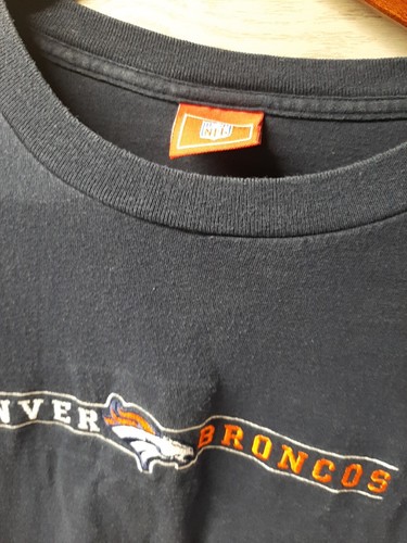 VTG NFL Denver Broncos XL Blue  T-Shirt - Picture 2 of 5