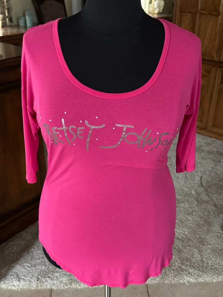 Betsy Johnson - Pink Sleep Shirt - M - Image 2 of 4