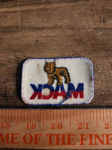 Vintage Mack Truck Rectangular Sew On Patch FREE SHIPPING - Picture 2 of 2